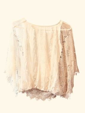Papaya Lace Dolman Gypsy Blouse - Romance & Cottagecore Boho looks